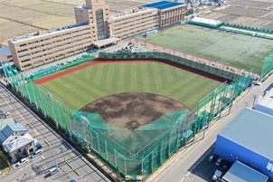 日本文理高等学校野球部グラウンドが全面リニューアル