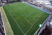 東京都立大泉高校にロングパイル人工芝の新グラウンドが完成