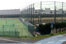 岐阜高校のクレイグラウンド、テニスコート、バレーコートをリニューアル