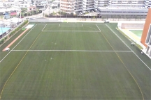 四天王寺学園中学校グラウンドを人工芝化、屋上にテニスコート新設