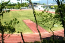 愛媛県総合運動公園 補助陸上競技場インフィールド天然芝張替改修
