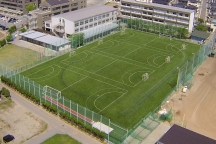 駿台甲府高等学校の今井キャンパスに人工芝多目的グラウンド誕生