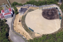 三重県桑名市の津田学園高等学校に本格的なクレイ野球場新設