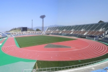 愛媛県総合運動公園メイン・サブを改修  IAAF CLASS 2 認証取得