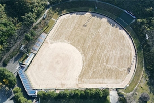 米子市営淀江球場グラウンドをリサイクル改良土でリフレッシュ