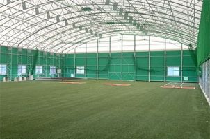 関西福祉大学 テント建築の室内練習場を整備