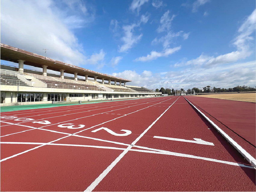 岐阜県大垣市浅中公園陸上競技場