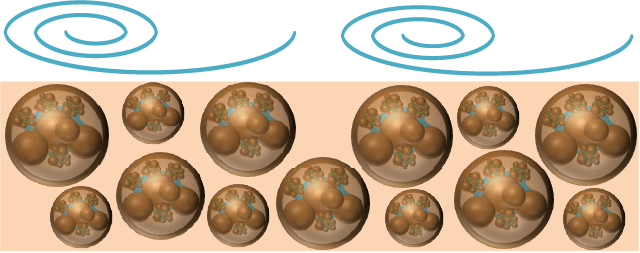 ルナクレイの降雨前の土壌の状態を示す図