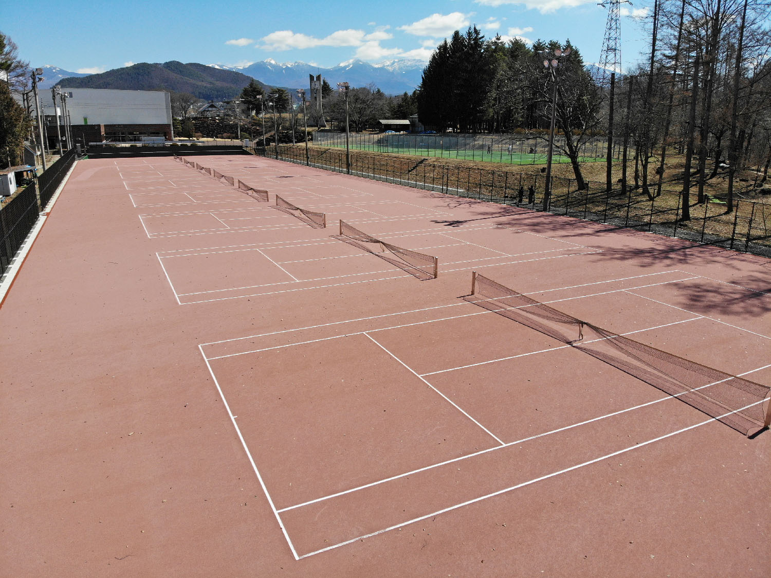 茅野市運動公園 テニスコート02
