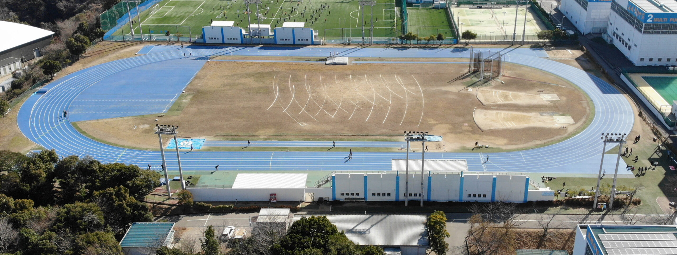 大阪体育大学浪商中学校・高等学校 グラウンドを人工芝化02