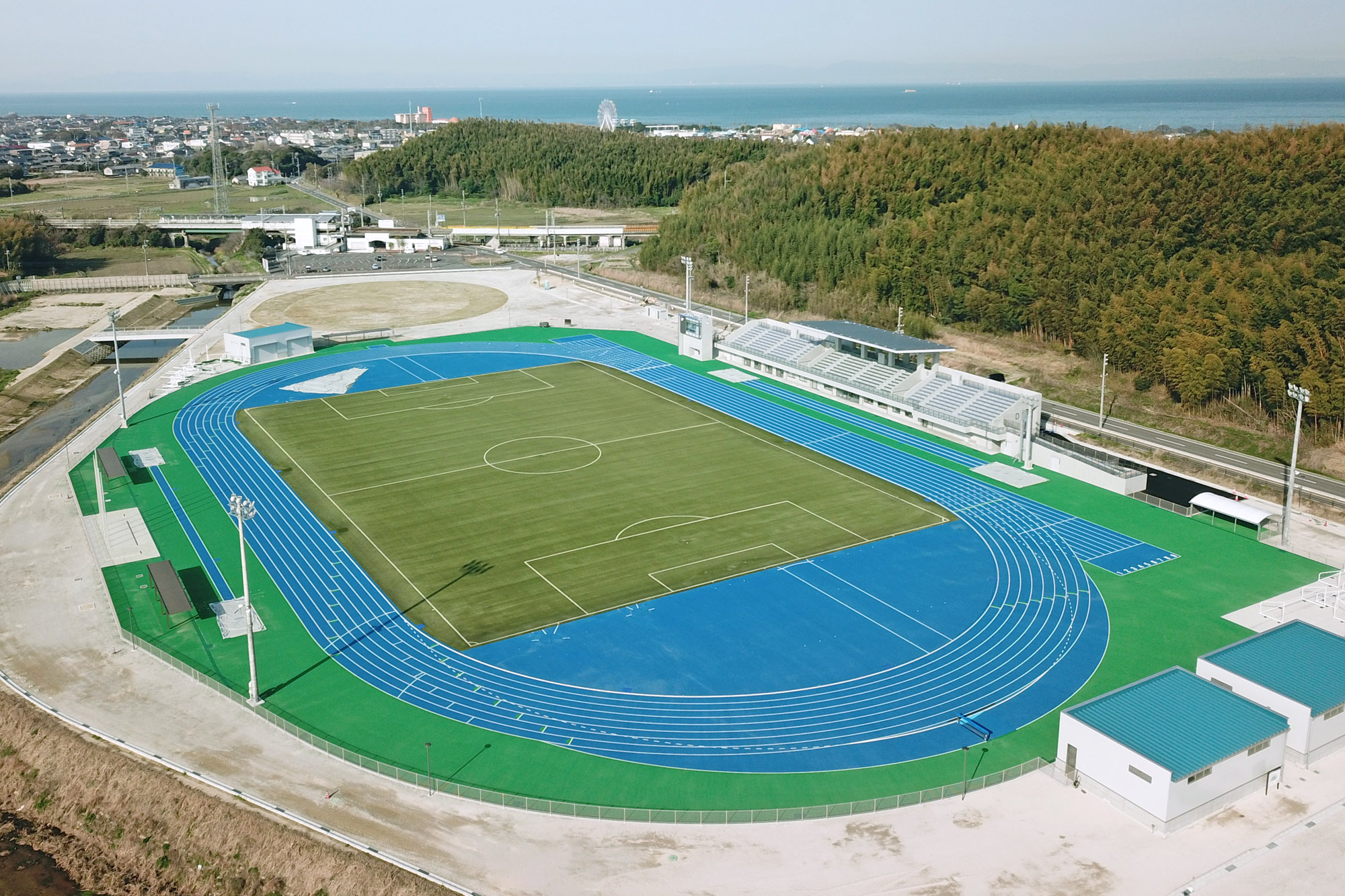 美浜町運動公園 第3種公認陸上競技場