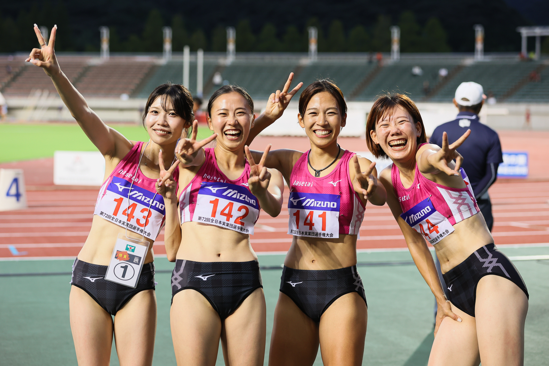 第72回全日本実業団大会開催　4×100mRでは初優勝！