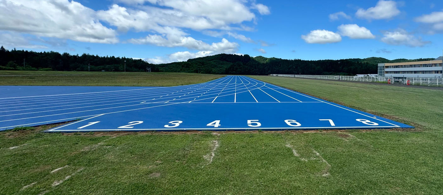 青森県東通村 東通中学校 ブルートラック