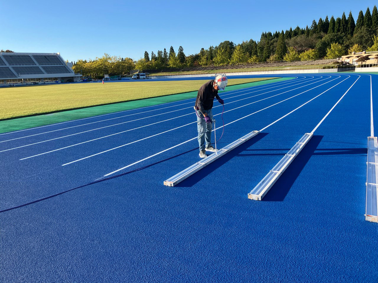 秋田中央公園メイン陸上競技場