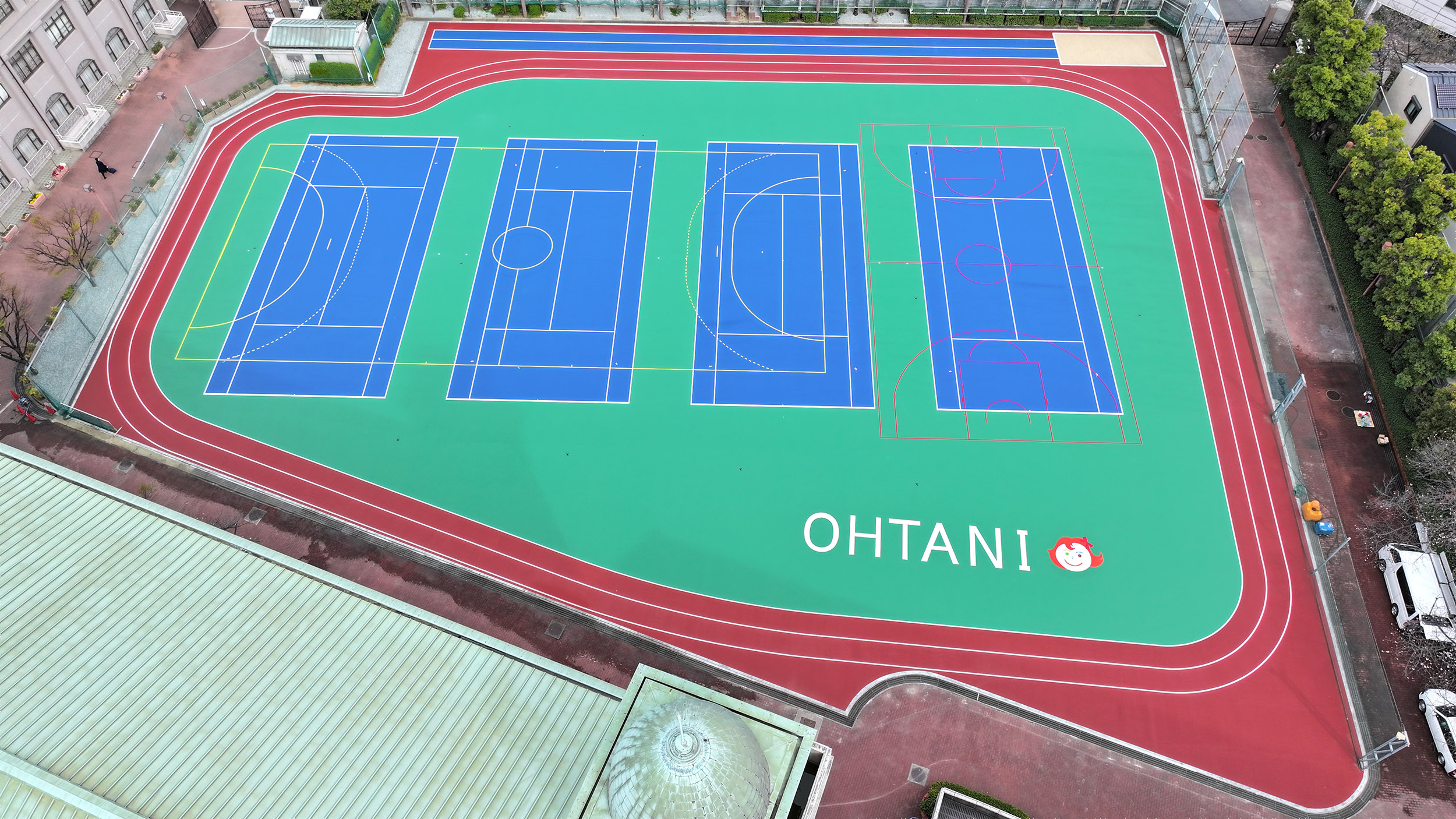大谷中学校・高等学校　多目的運動場
