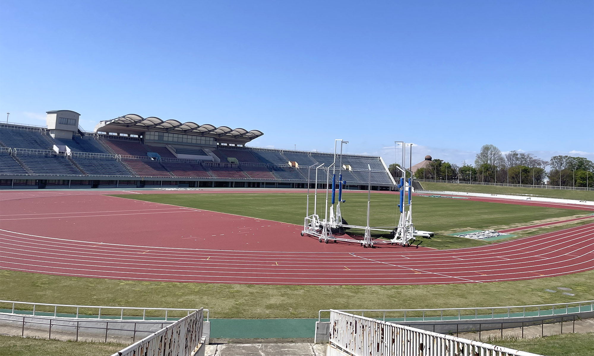 千葉県総合スポーツセンター陸上競技場を大規模改修