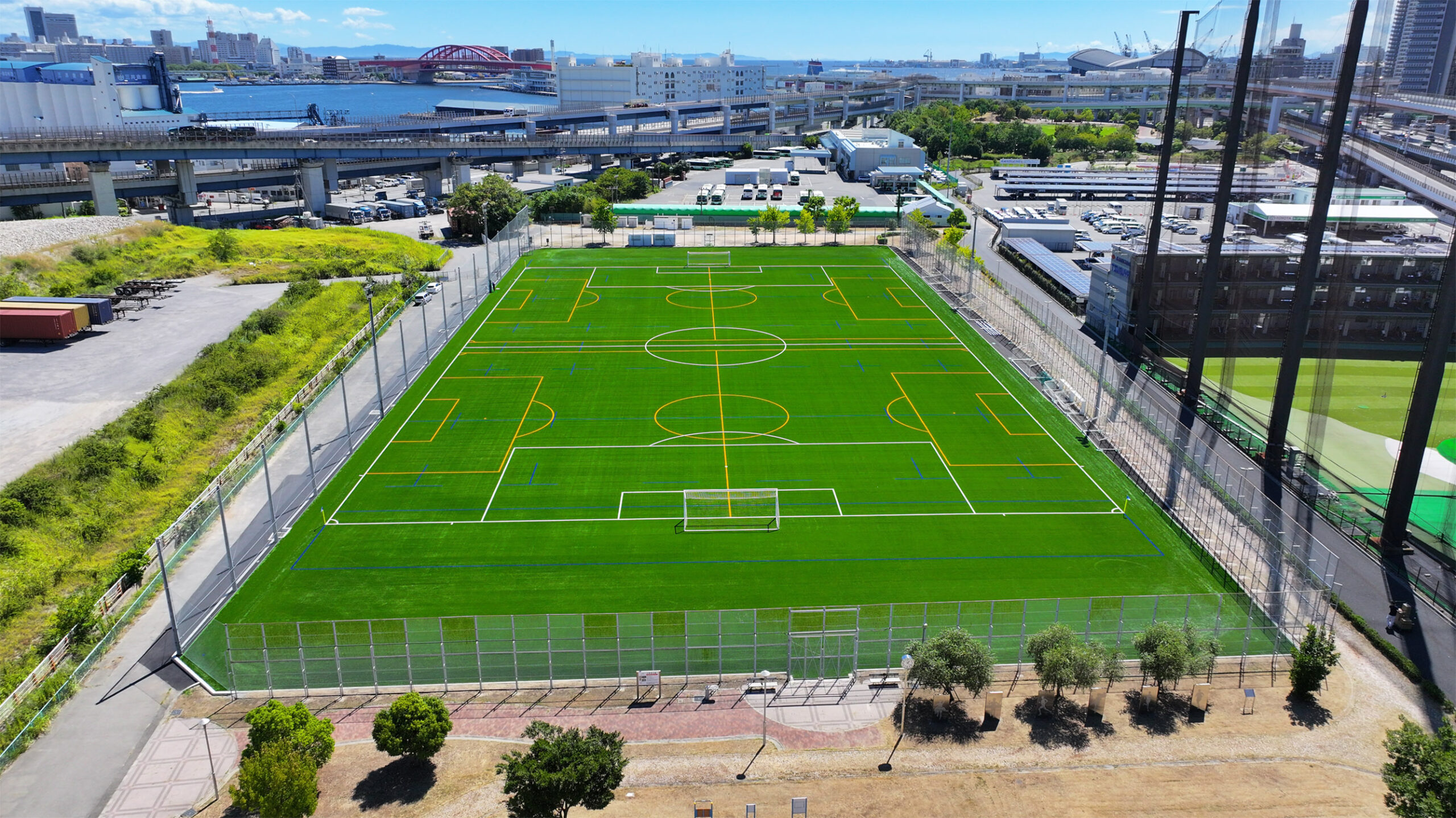 神戸市立小野浜公園球技場人工芝グラウンド