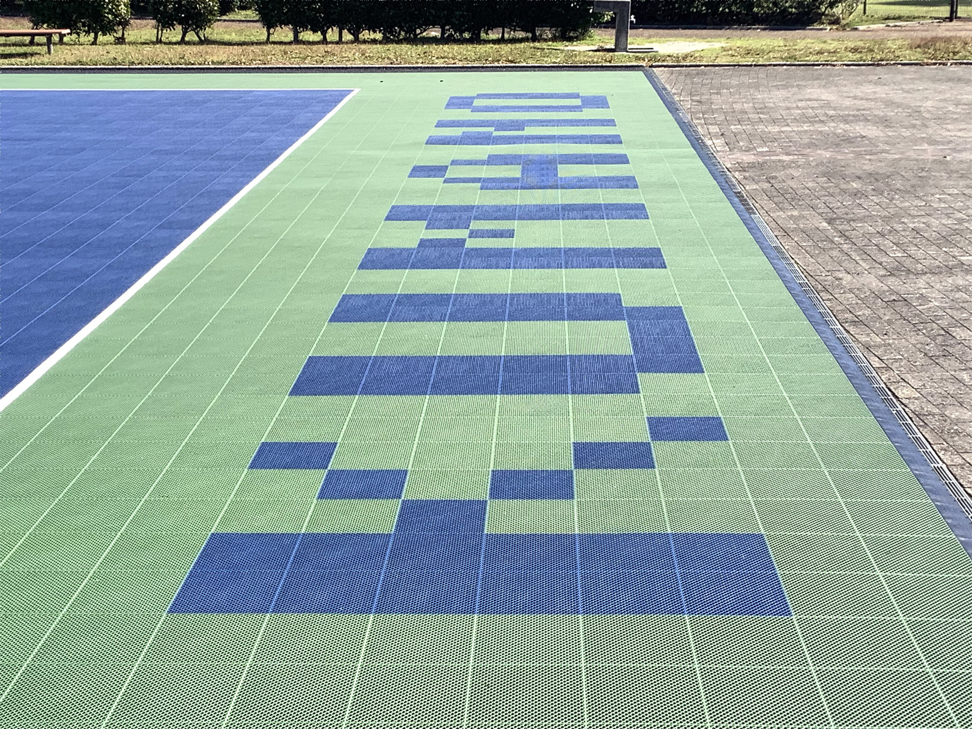 熊野市山崎運動公園3x3バスケコート