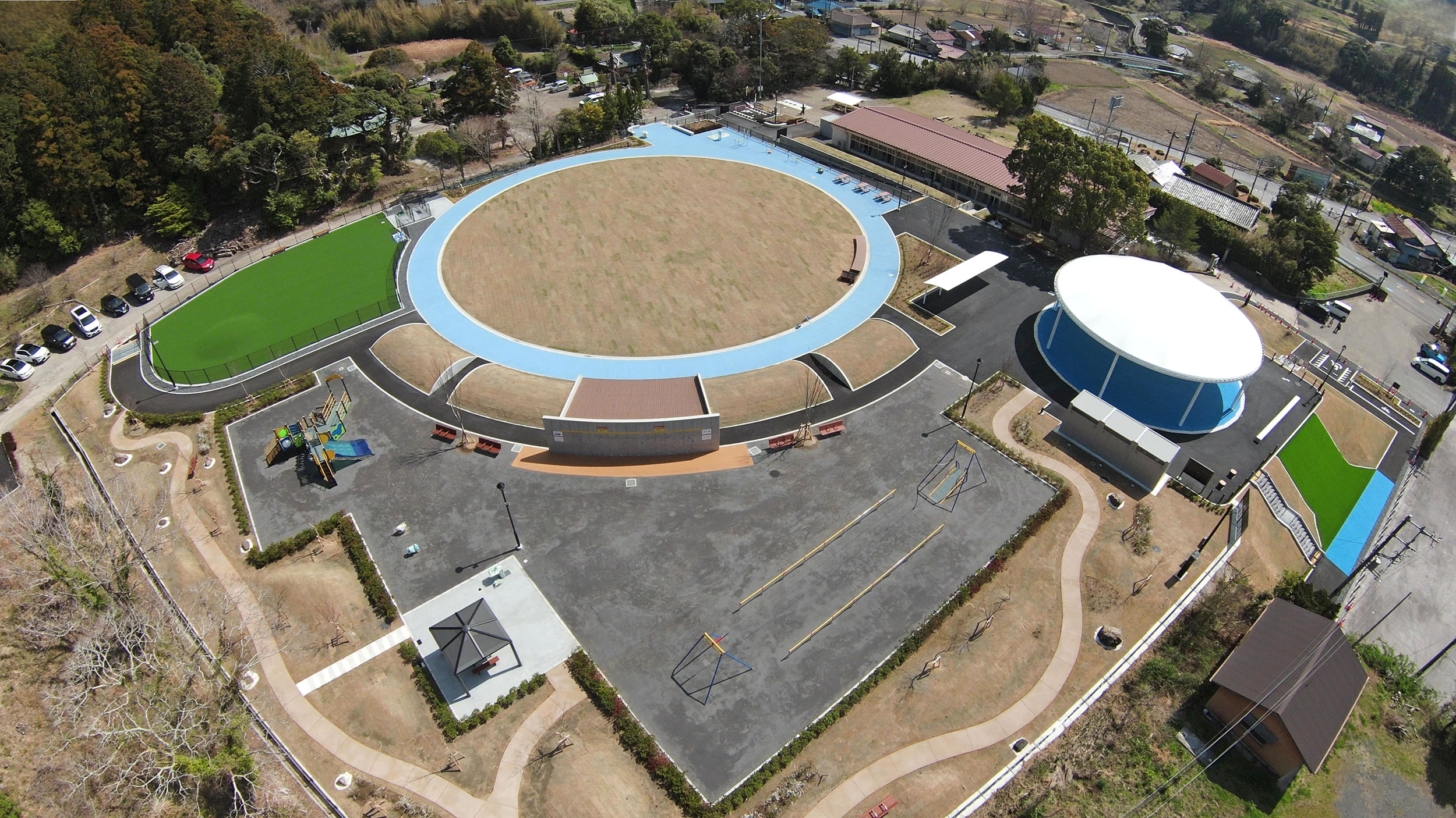 伊予ヶ岳の麓に「へぐり伊予ヶ岳公園」4月1日OPEN