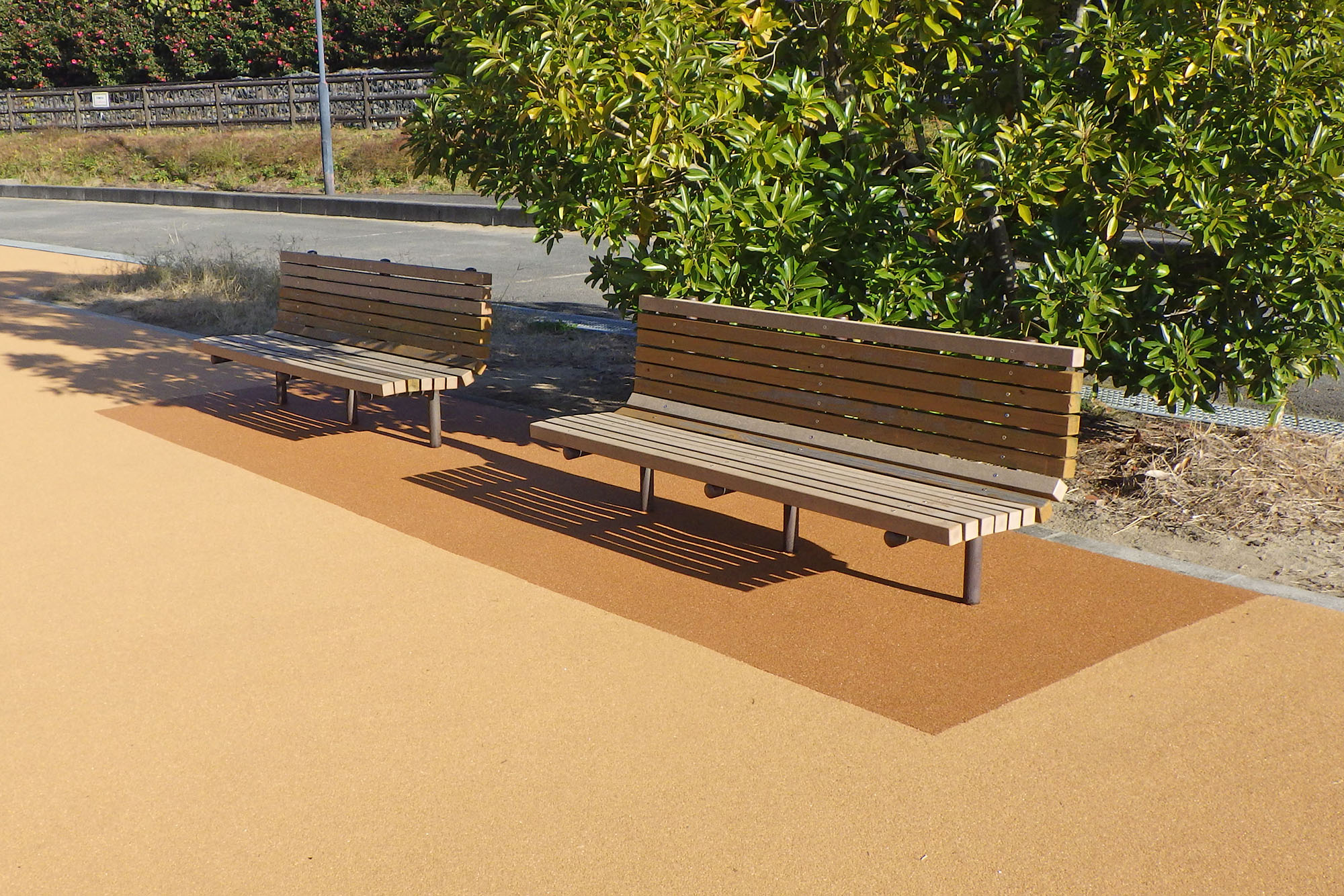 和歌山県有田川町 明恵の里スポーツ公園 遊具広場 ゴムチップウレタン新設