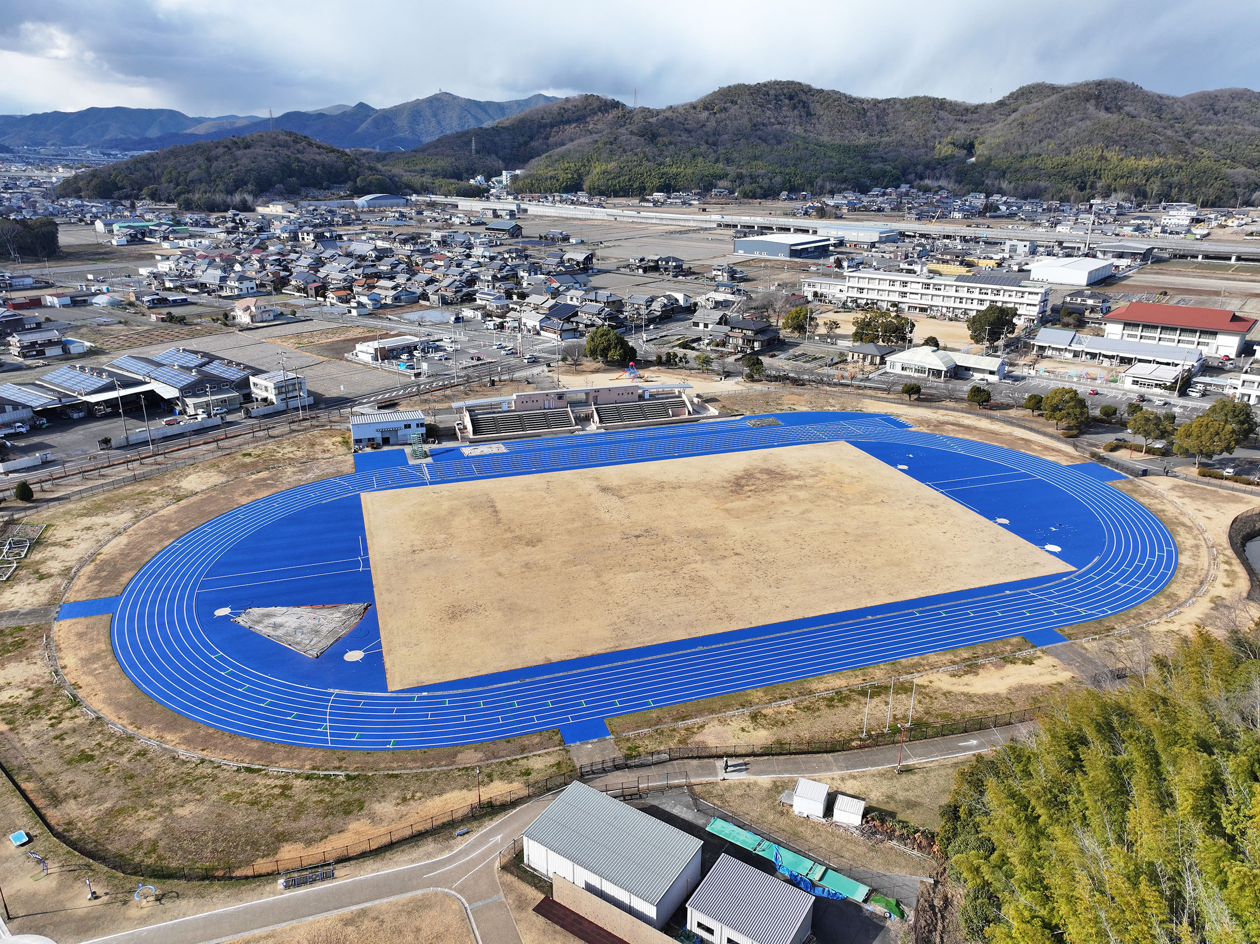 兵庫県太子町 丸尾建築総合公園陸上競技場