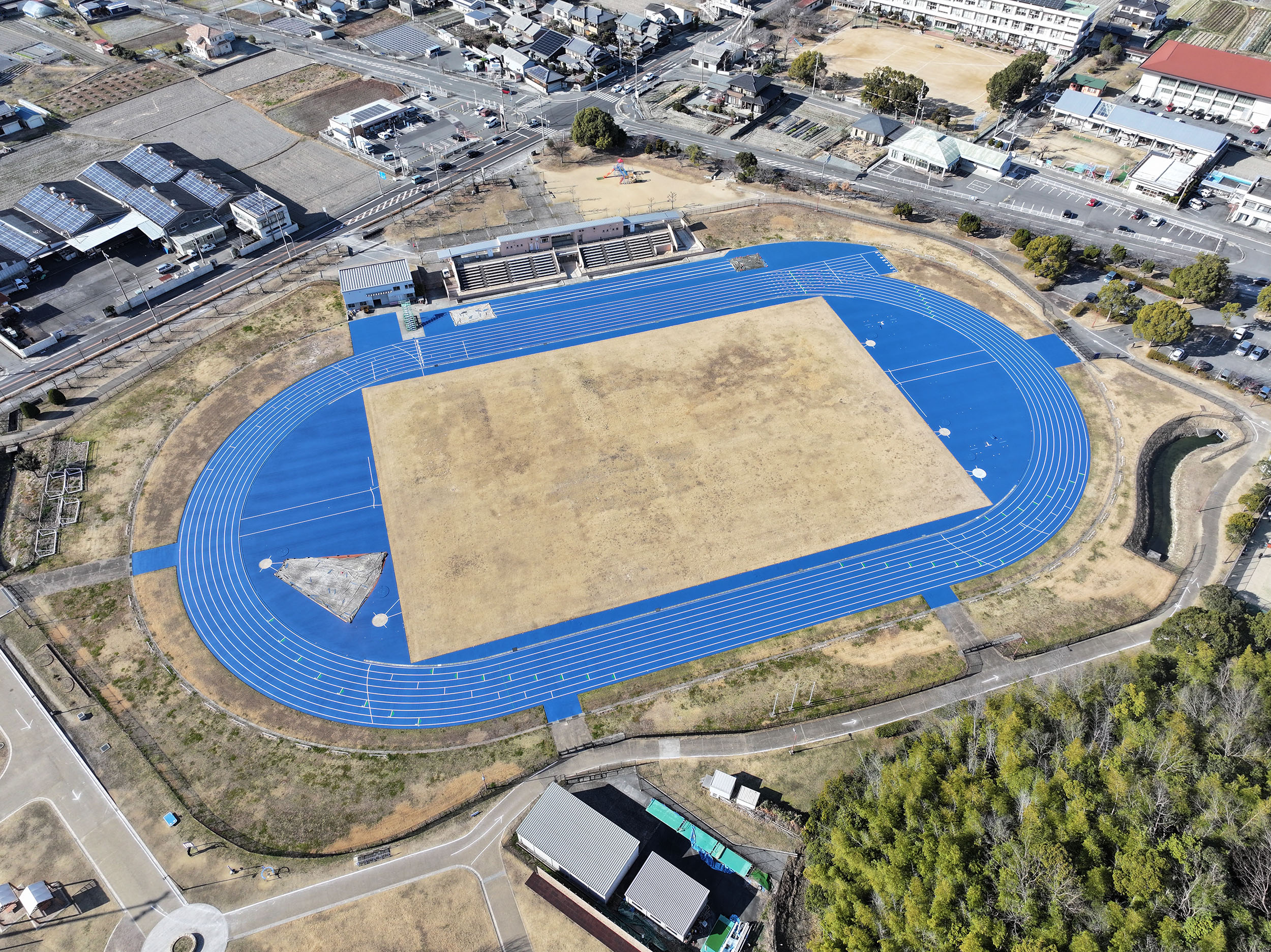 兵庫県太子町 丸尾建築総合公園陸上競技場