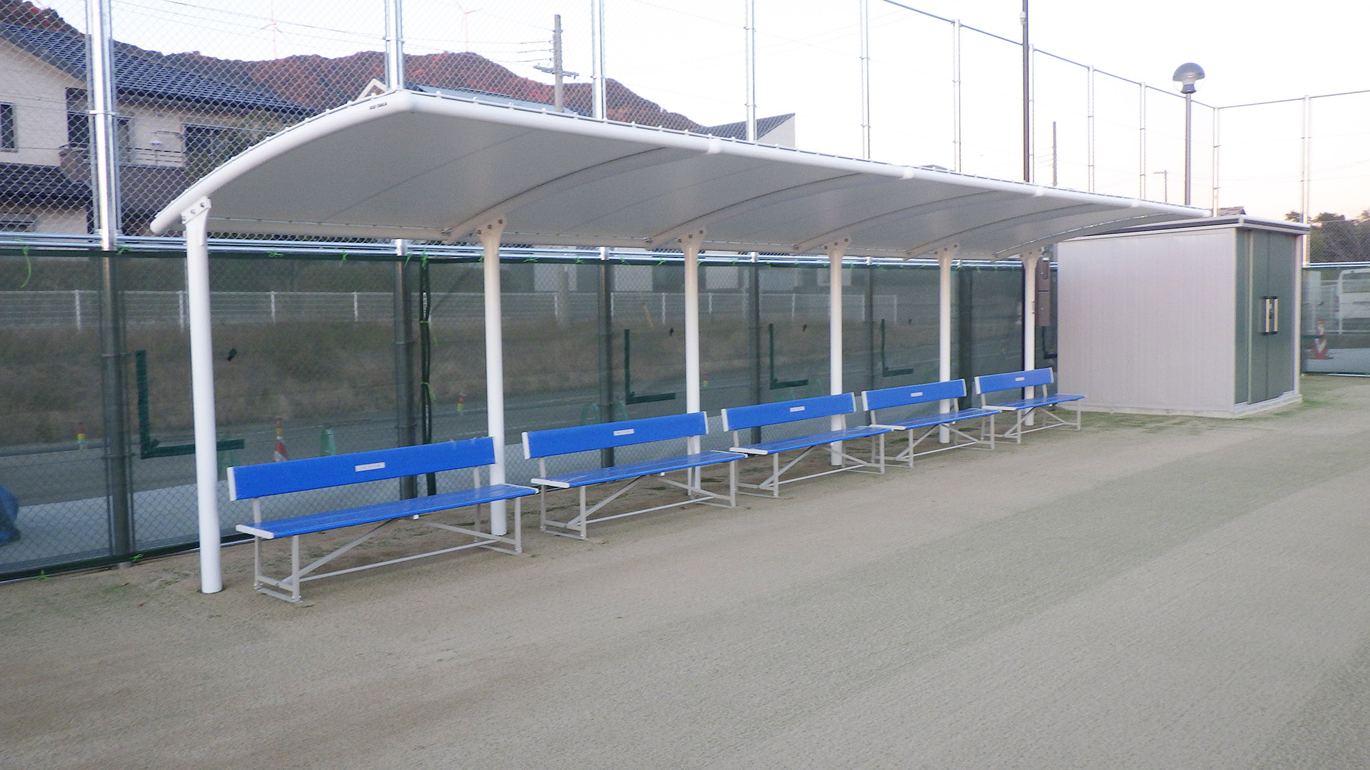 和歌山県日高川町 町立央和中学校 テニスコート2面