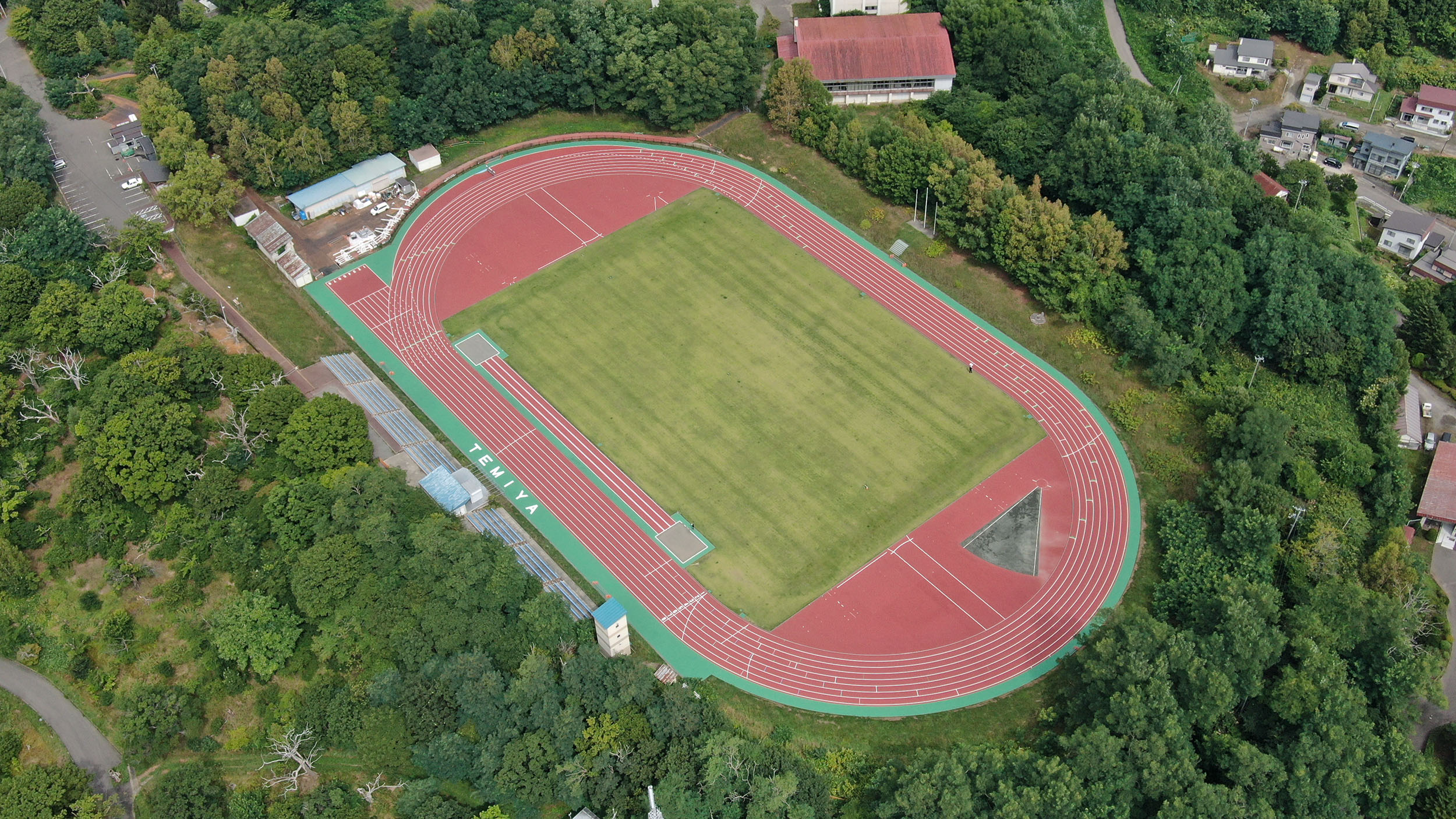 小樽市手宮公園競技場トラック等をレヂンエースで大規模改修