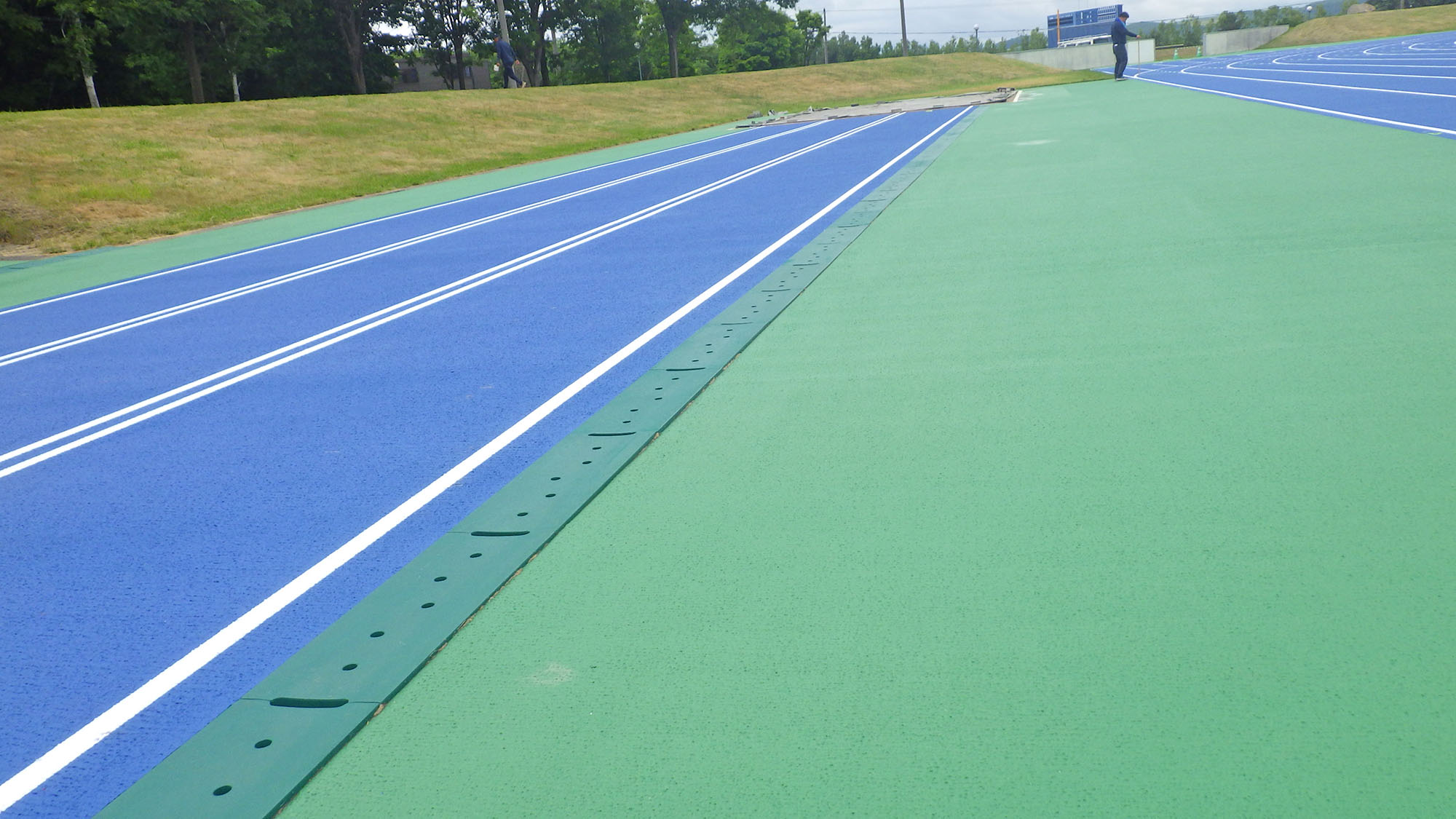 北海道士別市陸上競技場 全面改修